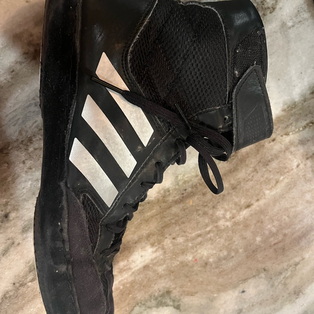 Adidas Men's Black Wrestling Shoes Used
